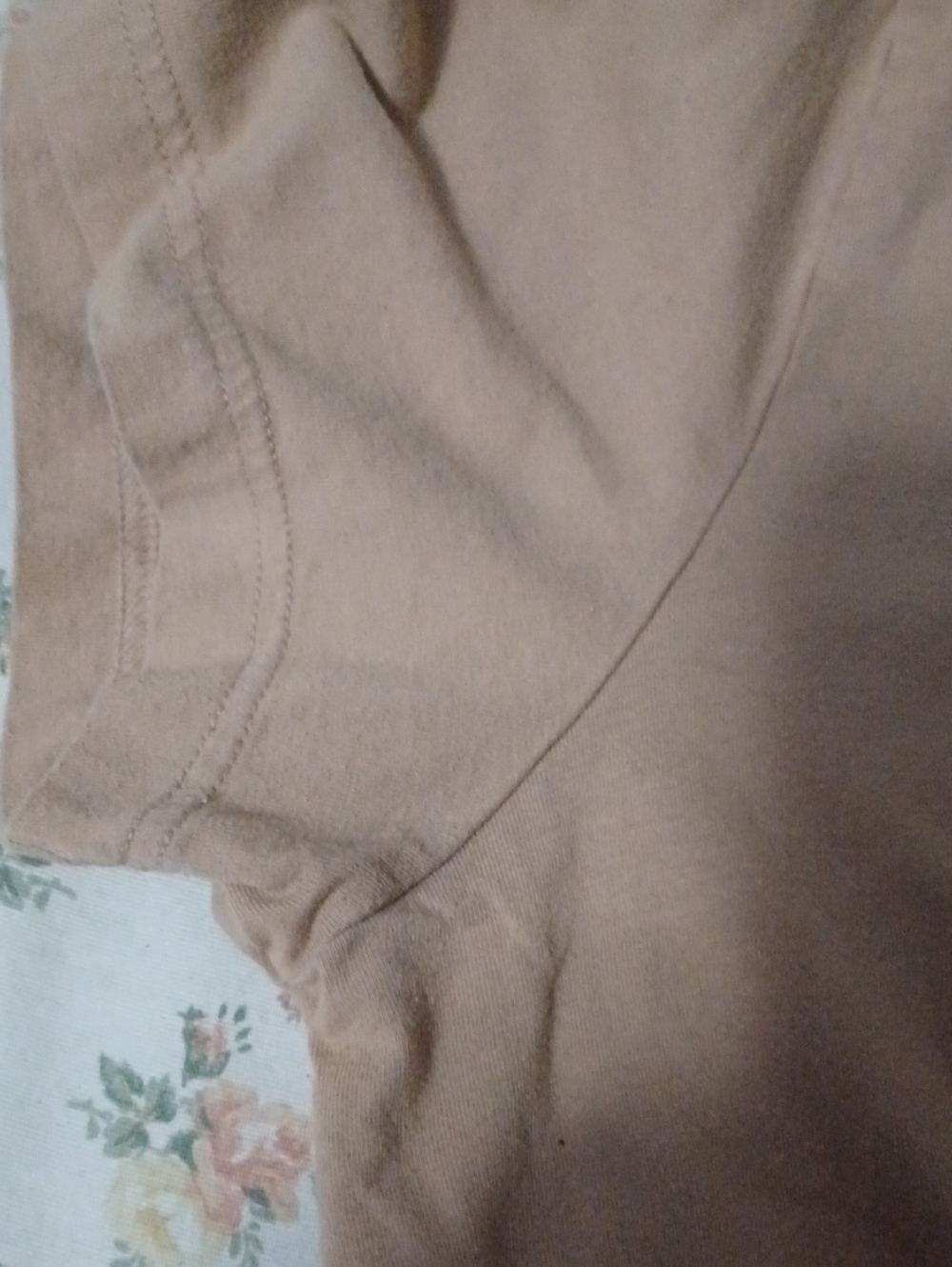 PINK Victoria's Secret Tan Tee with Neon Pink Logo Size 2X - Picture 8 of 12